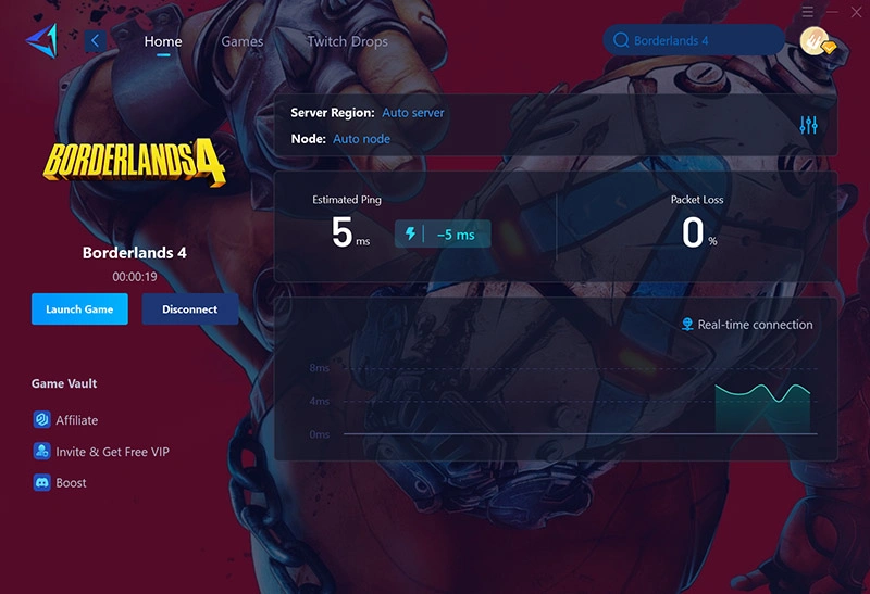 Fix Borderlands 4 Lag with GearUP