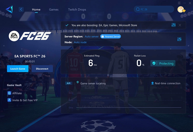 Como corrigir o erro de conexão com o servidor FC 26