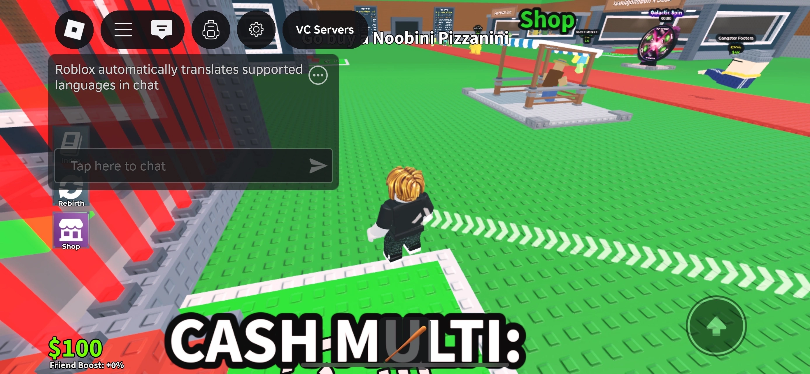After using GearUP, the chat shows as working