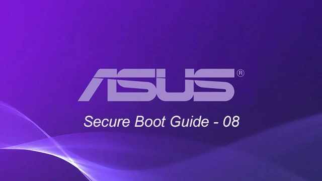 ASUS 메인보드 Secure Boot 가이드 - 08