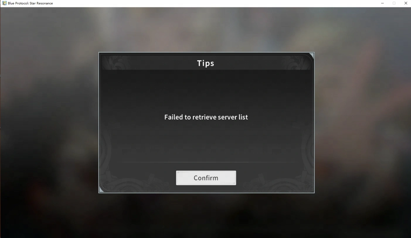 How to Fix Blue Protocol: Star Resonance Server Connection Errors