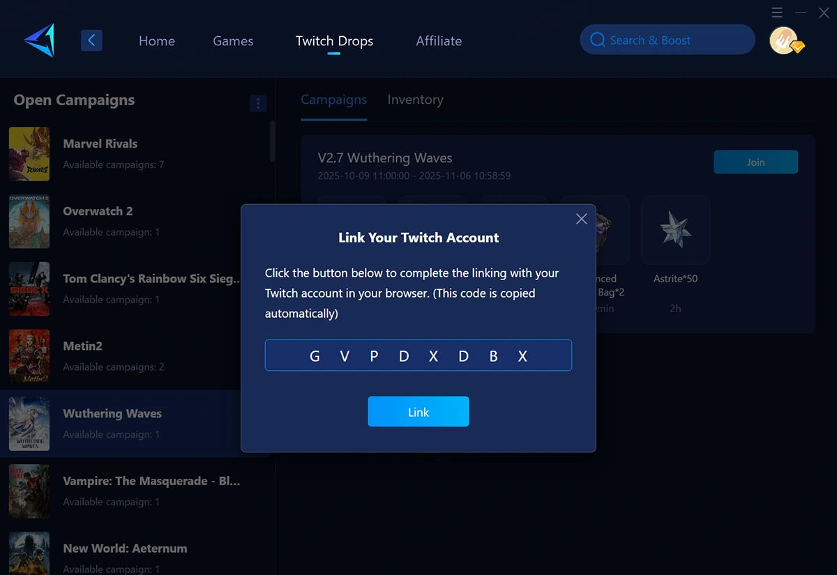 プレイしながら『Wuthering Waves』のTwitchドロップを素早く簡単に獲得する方法