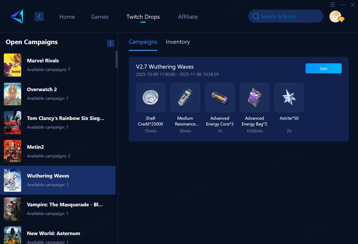 プレイしながら『Wuthering Waves』のTwitchドロップを素早く簡単に獲得する方法