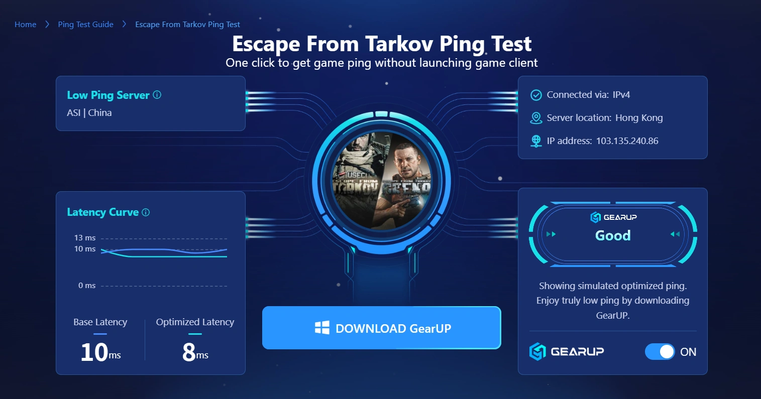 How to Test Ping in Escape from Tarkov