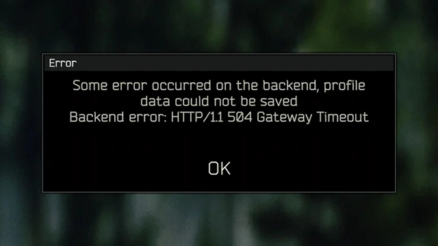 이스케이프 프롬 타르코프 504 게이트웨이 타임아웃 오류 해결 방법