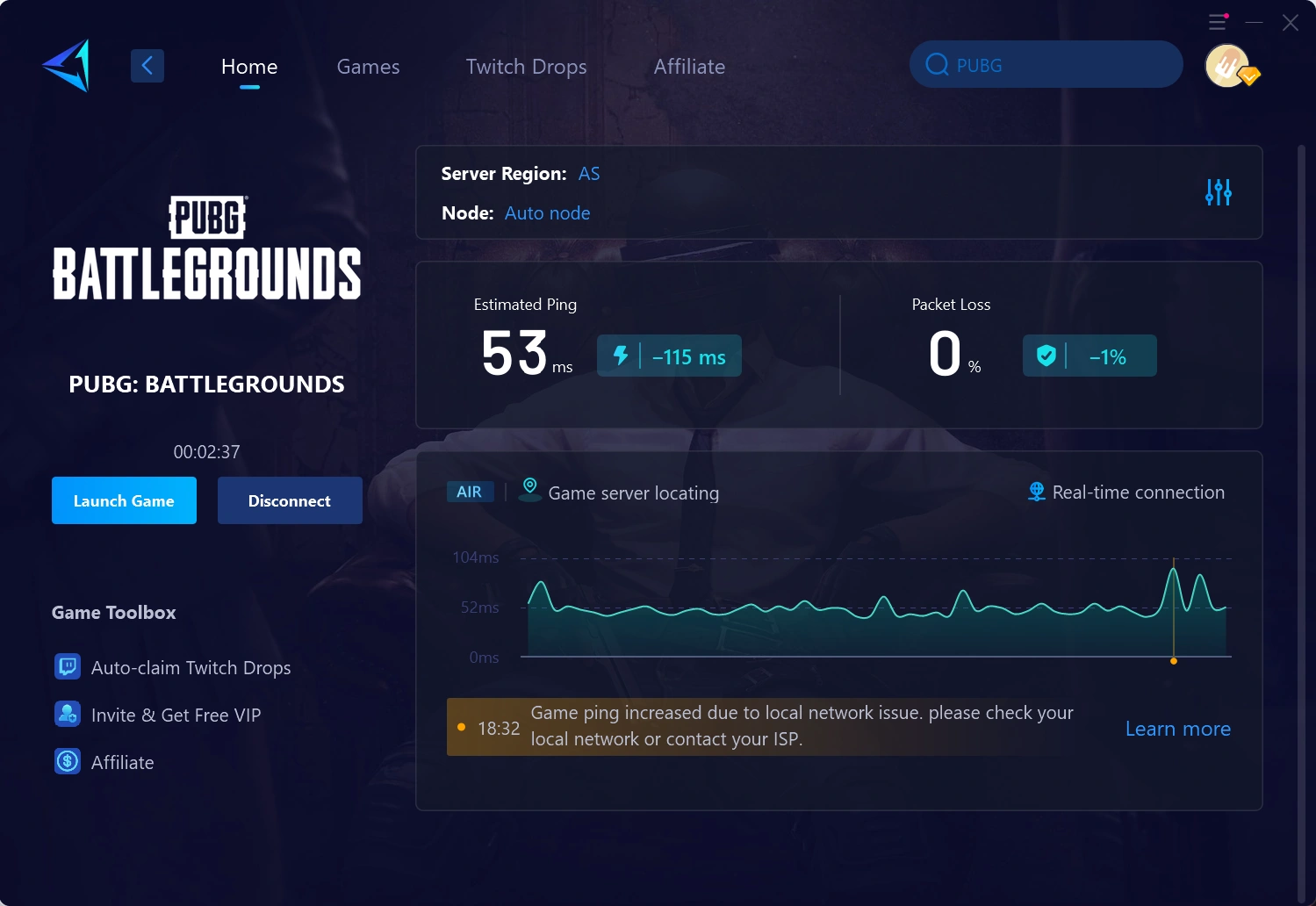 如何解決 PUBG 伺服器連線問題