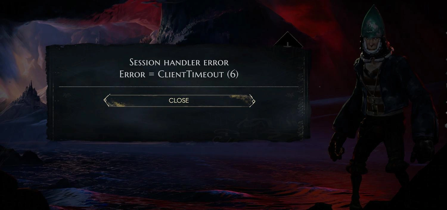 Como corrigir o erro 'No Rest for the Wicked' ao tentar entrar em reinos online