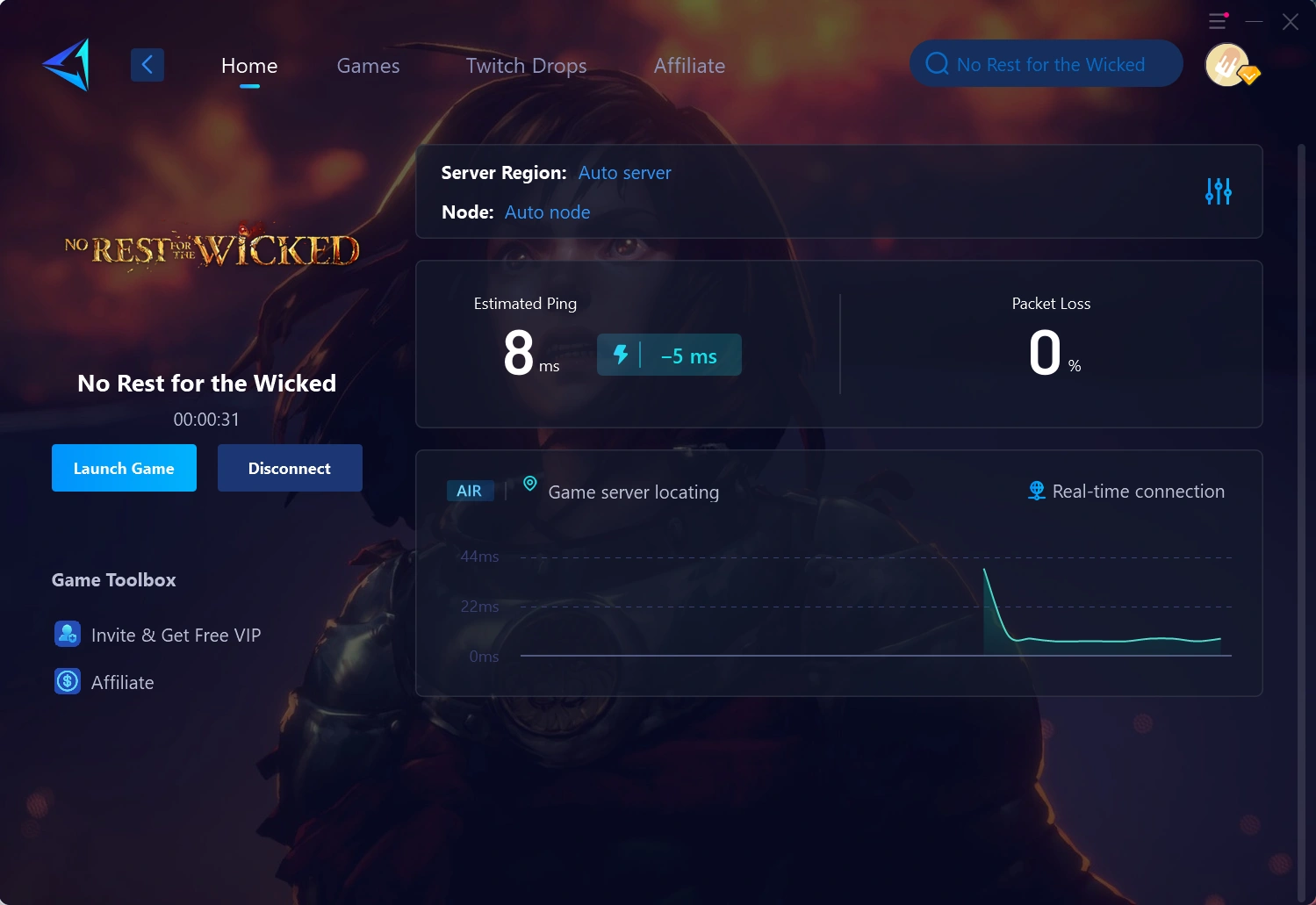 Como corrigir o erro 'No Rest for the Wicked' ao tentar entrar em reinos online
