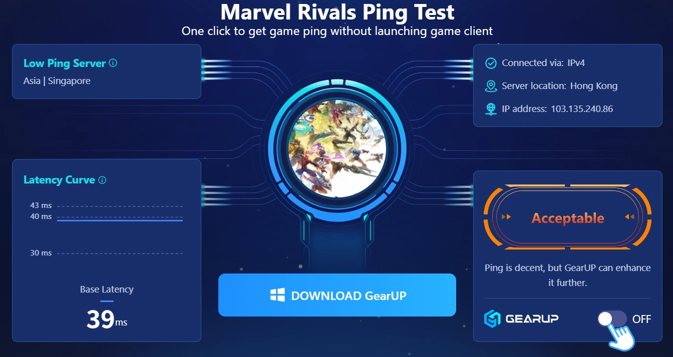 How to Test Marvel Rivals' Ping