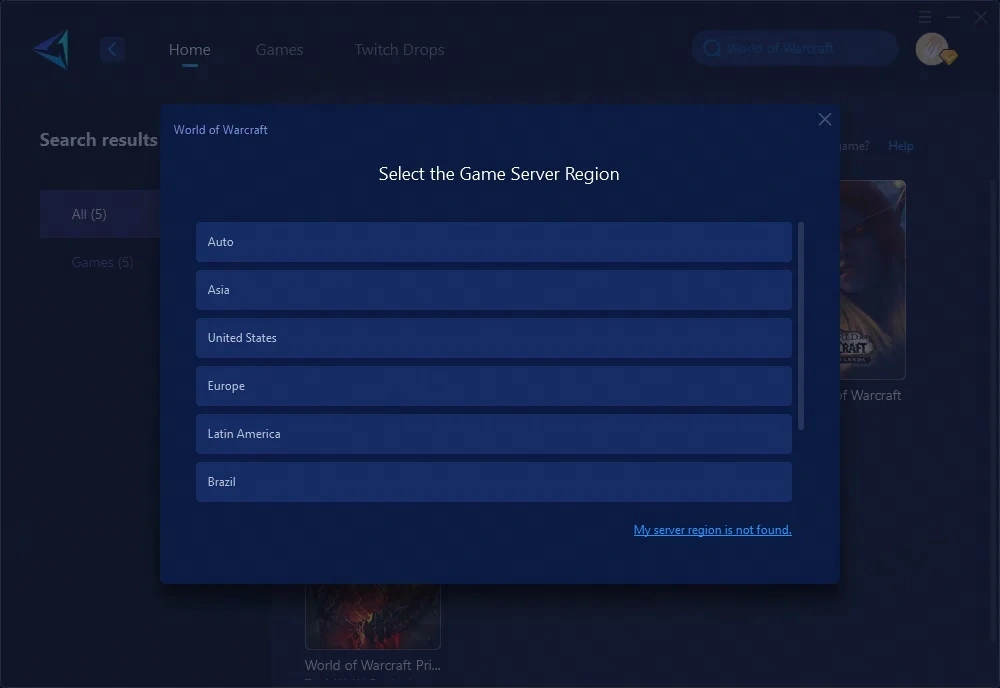 How to Solve European World of Warcraft Connection Issues