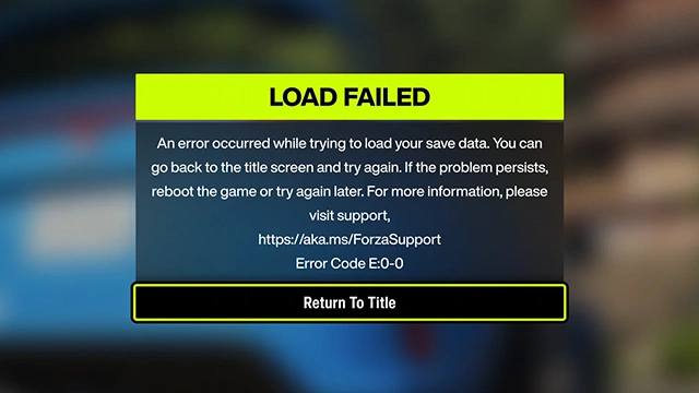 Forza Horizon 6でE:0-e9エラーを直す方法 – 完全ガイド