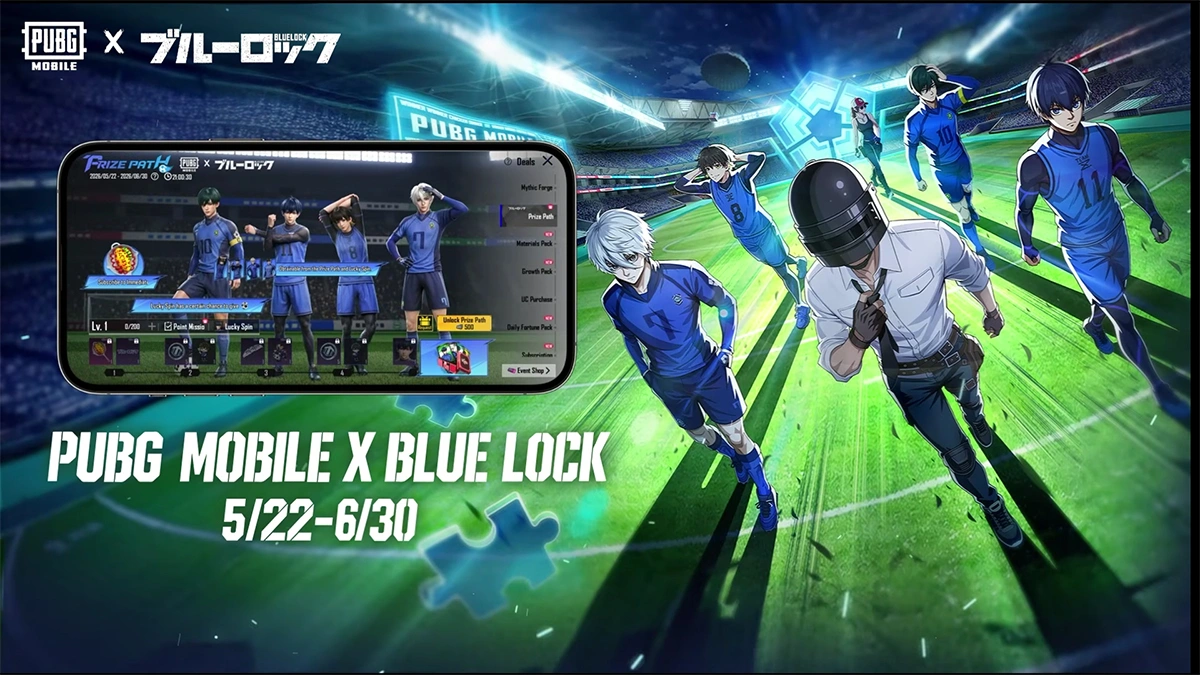 PUBG Mobile Event Preview: Blue Lock, Japan Rewards, and Flame on Football