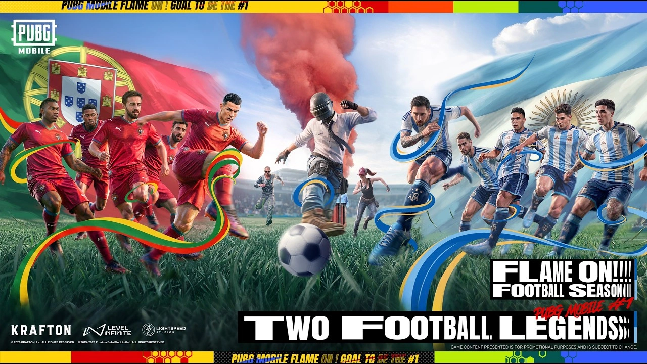 PUBG Mobile Event Preview: Blue Lock, Japan Rewards, and Flame on Football