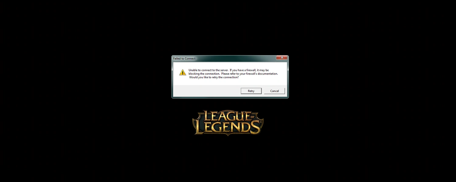 Error «No se ha podido conectar» en League of Legends
