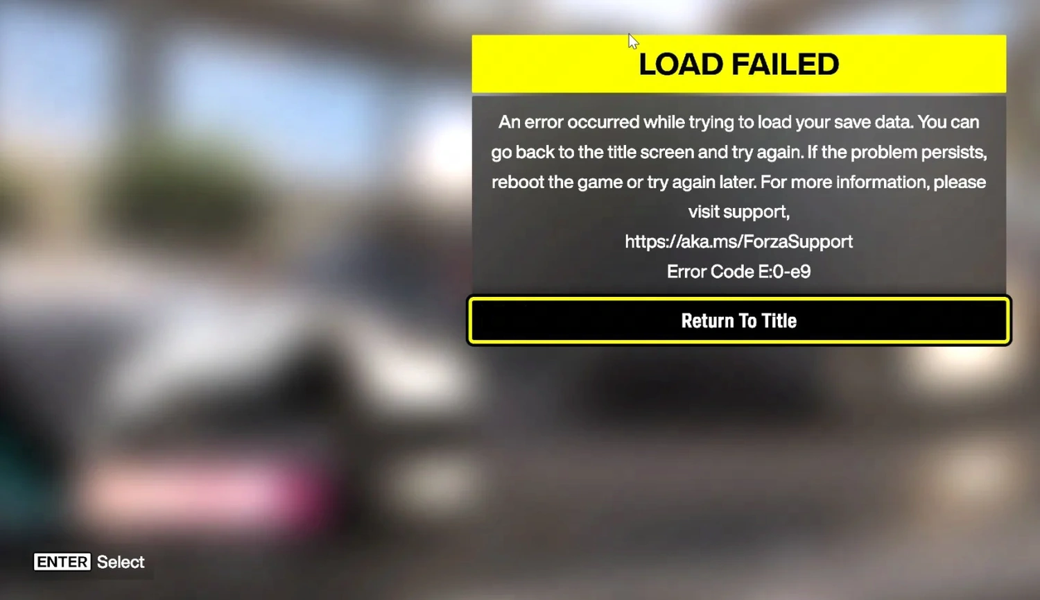 Forza Horizon 6 E:0-e9 Error: Why It Is Not A Network Issue And What To Actually Do