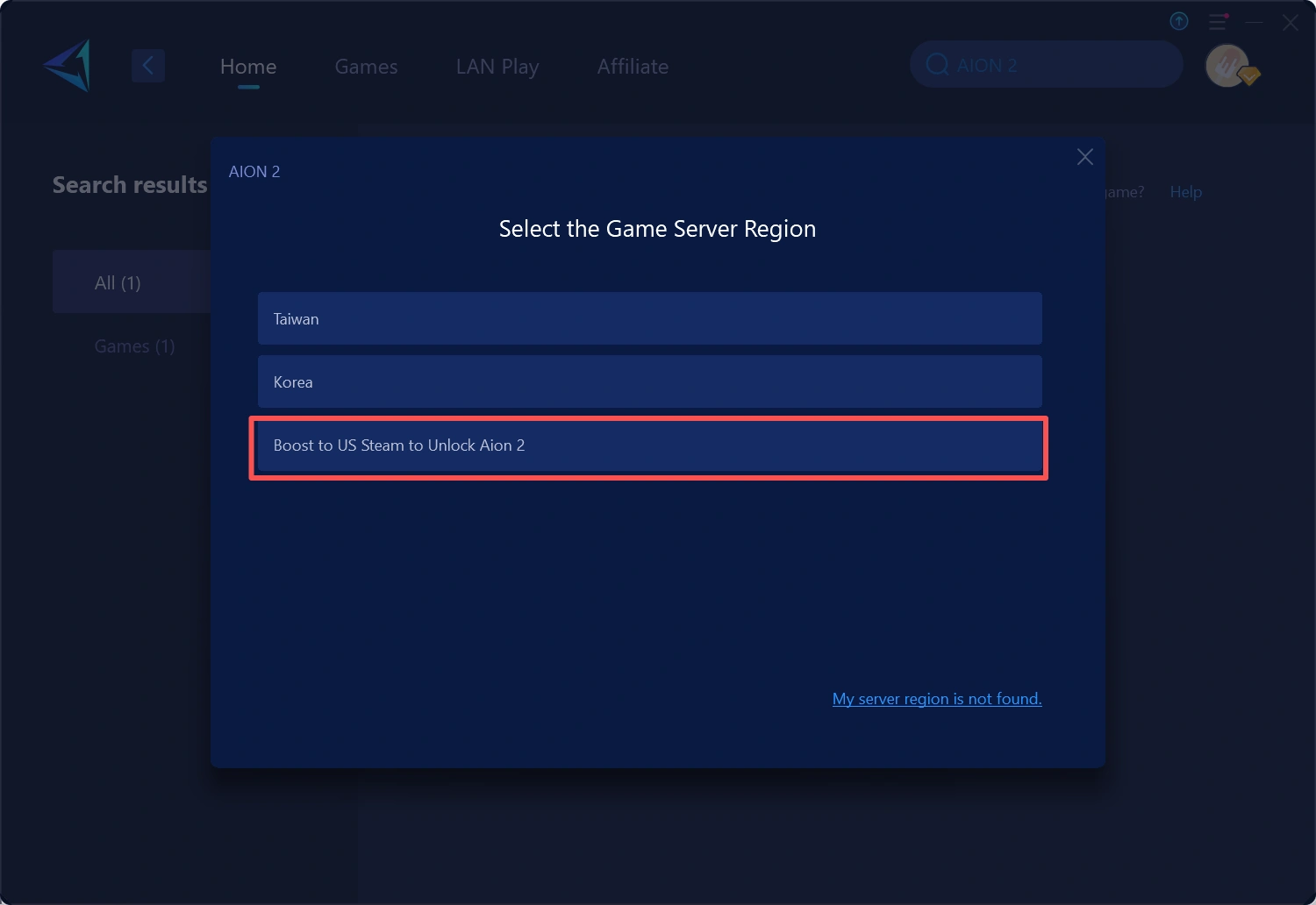 Boost to US Steam to Unlock Aion 2 with GearUP