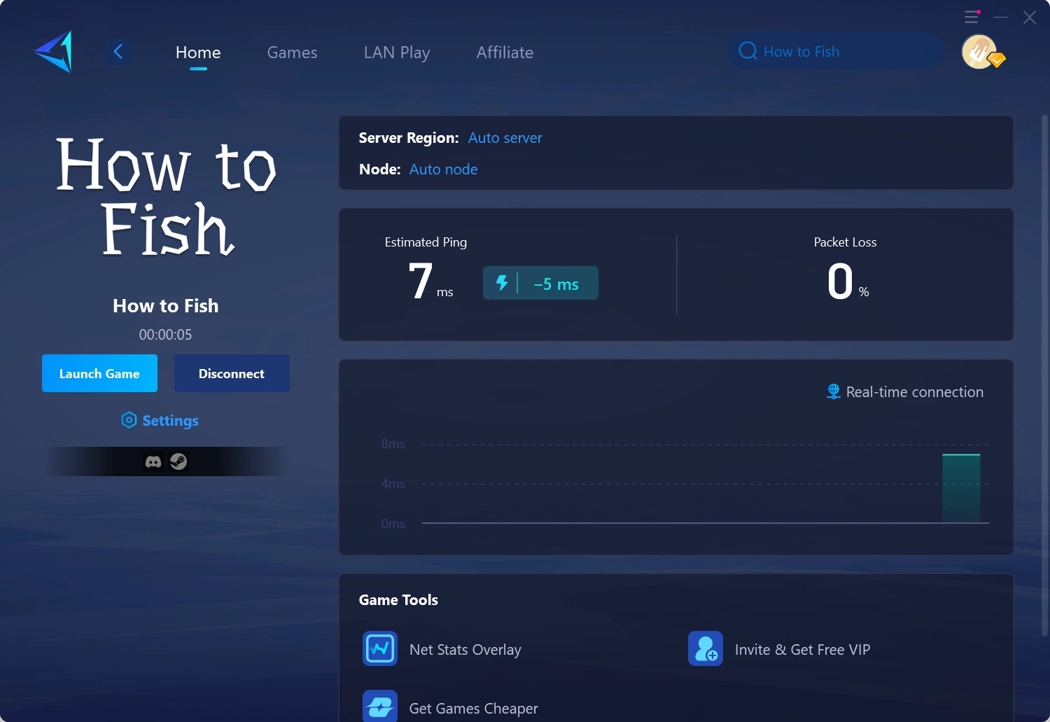 Use GearUP to Reduce How to Fish Multiplayer Errors
