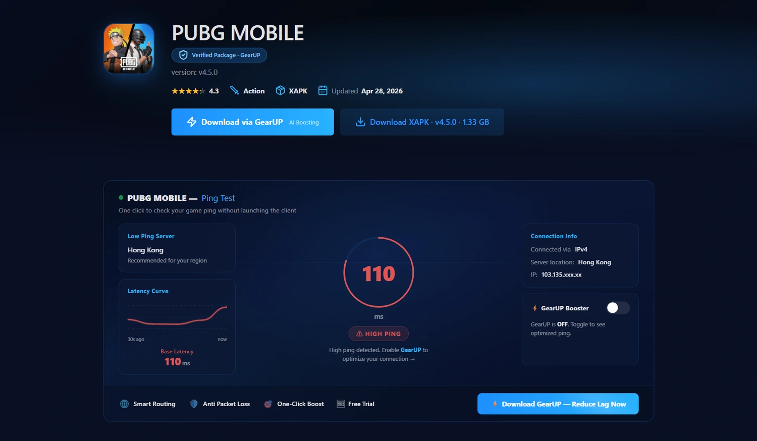 GearUP PUBG MOBILE APK Download