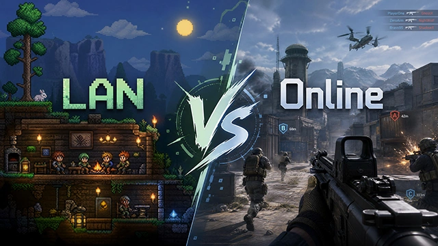 LAN Games vs Online Games: What’s the Difference