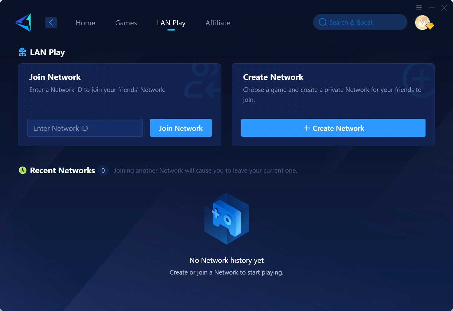 GearUP LAN Play Usage Steps