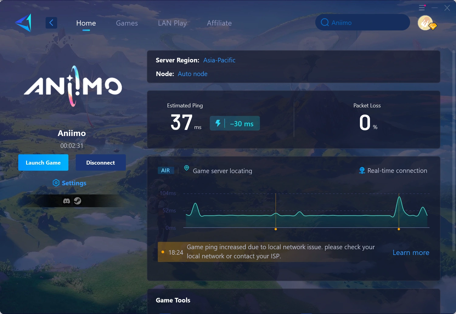 GearUP Optimizes Aniimo
