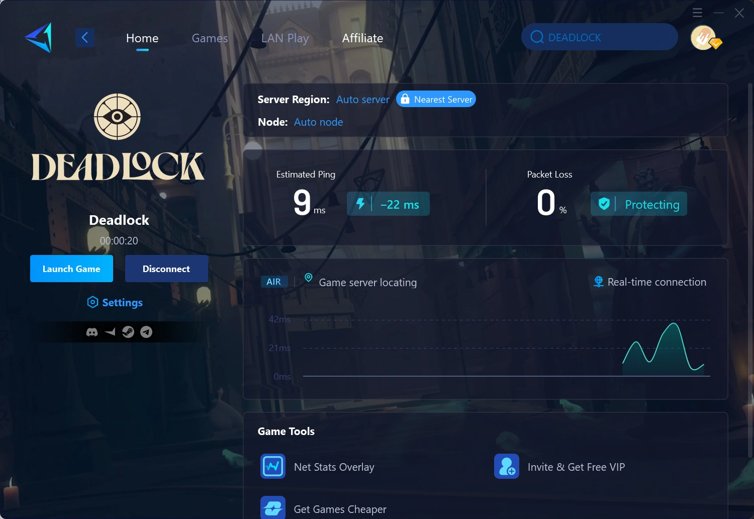 Optimize Deadlock Connection With GearUP in Just a Few Simple Steps